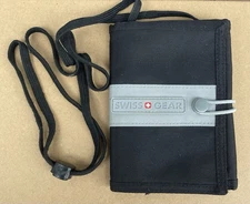 Swiss Gear RFID Blocking Neck Wallet/Passport Pouch Black