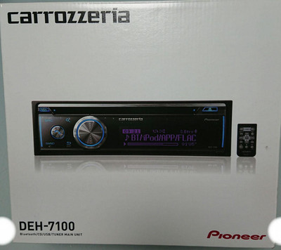 Pioneer DEH-7100 1DIN CD Bluetooth USB Tuner Carrozzeria Unit