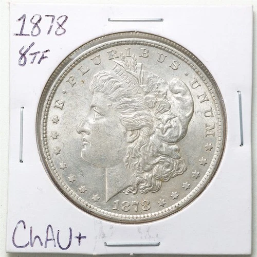 1878 8TF $1 Morgan Silver Dollar in Choice AU+ Condition #6493