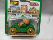 BRIO Richard Scarry's Wooden Busytown Mr. Frumble and Pickle Car Age 3 NOS 1998