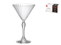Packung Mit 6 Transparenten GläSern Modell Amerika ’20 Martini