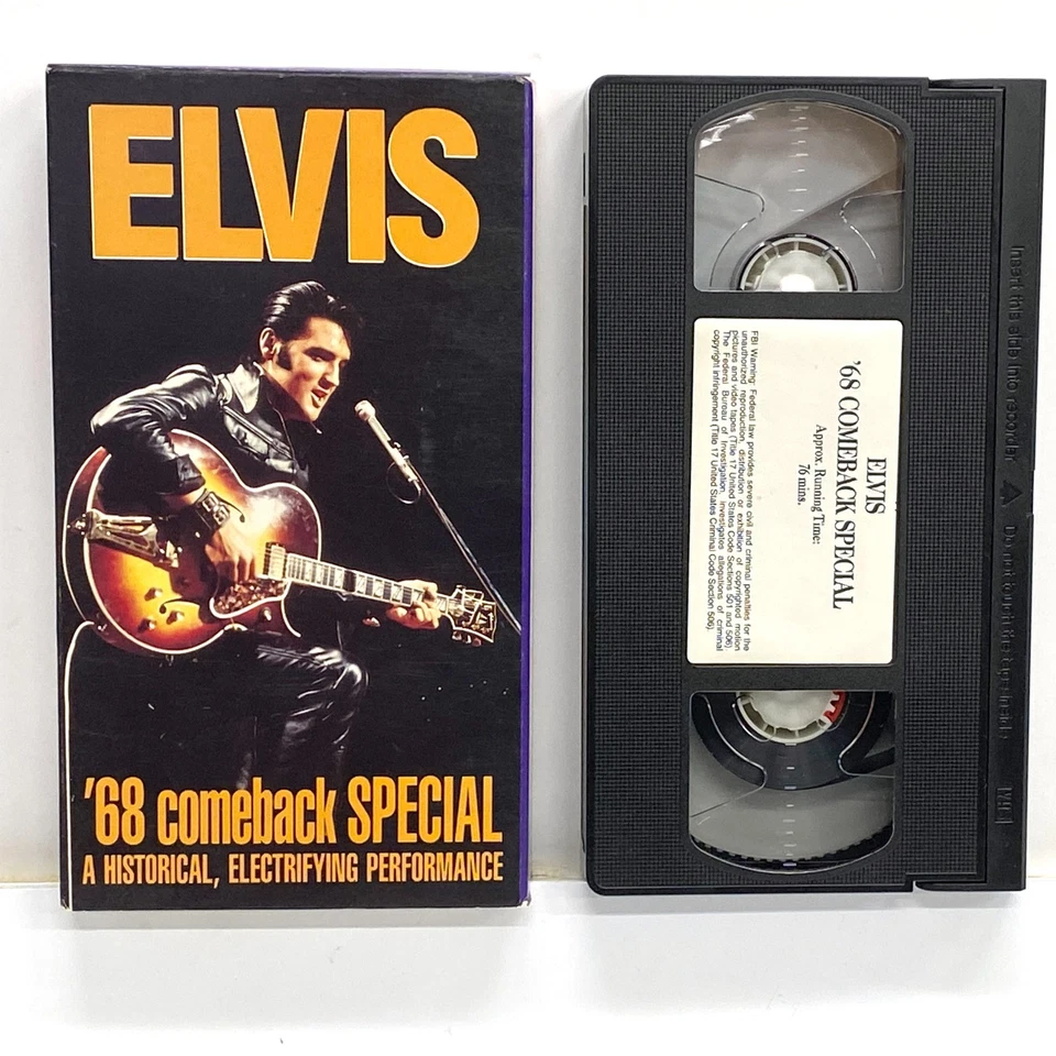 VHS Lot 5 Elvis Presley Movies Jailhouse Rock 68 Comeback Kissing Cousins Follow Foto 3 de 4