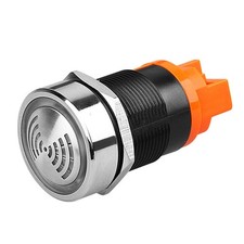 22mm Red Flashing High Decibel  IP65 Buzzer Brass  Plating LED Buzzer8699