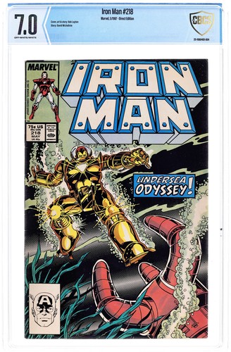 Iron Man #218 CBCS 7.0 1987 25-108646D-004