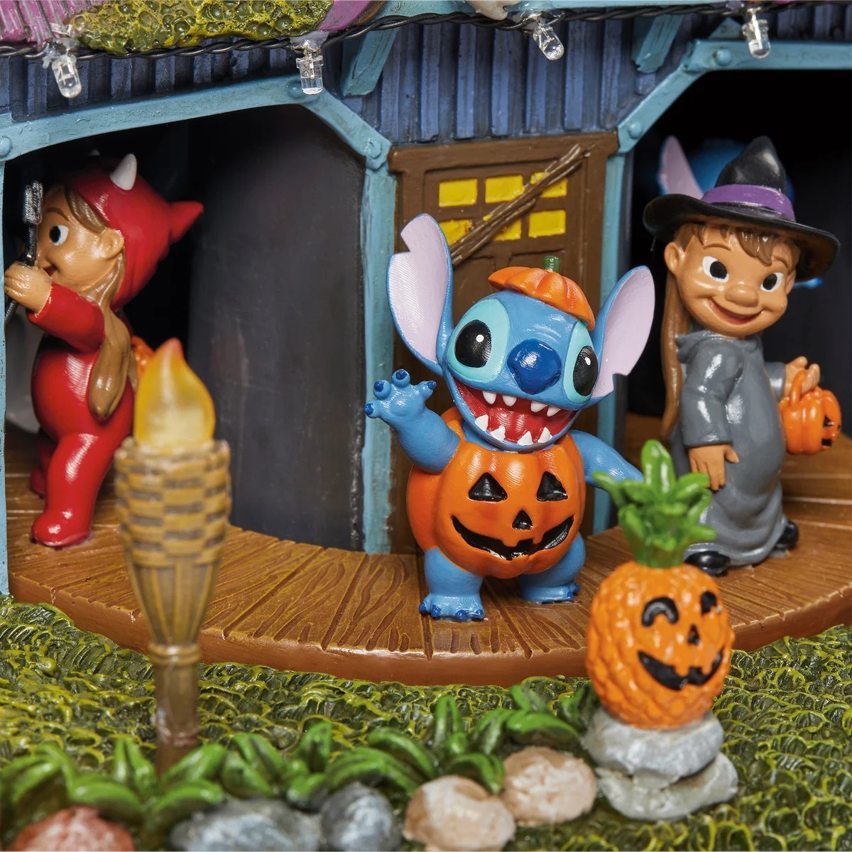 Disney Animated Stitch Halloween House w/Lights & Music, Lilo