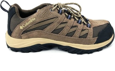 Columbia Crestwood Women's  Hiking Shoes Sneakers Brown Suede Leather Fabric 10