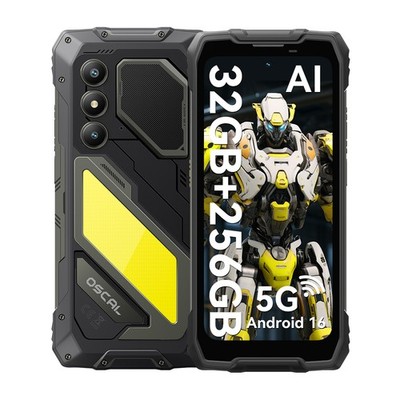 Blackview OSCAL PILOT 5 5G Rugged Smartphone 32GB+256GB Android 16 15000mAh NFC