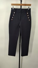 Quince Women Ultra-Stretch Ponte Straight Leg Mariner Pants Navy S