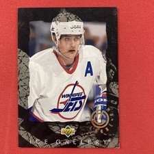 Teemu Selanne 1994-95 Upper Deck Ice Gallery Insert #13 NHL Winnipeg Jets