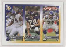 2005 Topps Total Bryant McKinnie Matt Birk Chris Liwienski #407 8ff