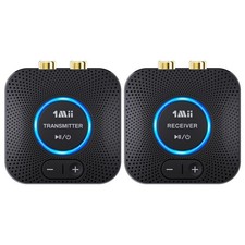 1Mii 2.4GHz Wireless Audio Transmitter Receiver Set for TV, 260Ft/80M Long Ra...
