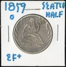 US Coin 1859-O Seated Liberty Half Dollar Silver EF+ New Orleans NO RESERVE!
