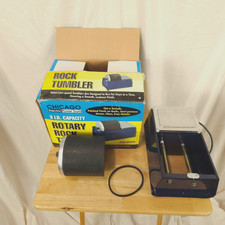 Chicago Rotary Rock Tumbler Model 65838 Original Box, Instructions