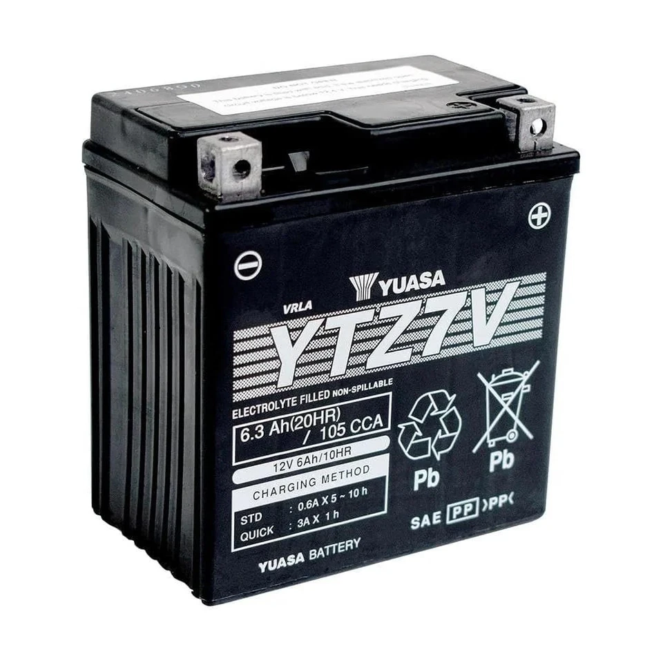 Batterie YUASA YTZ7-V SLA-AGM - Sans Entretien - Prête à l'Emploi - Photo 1/1