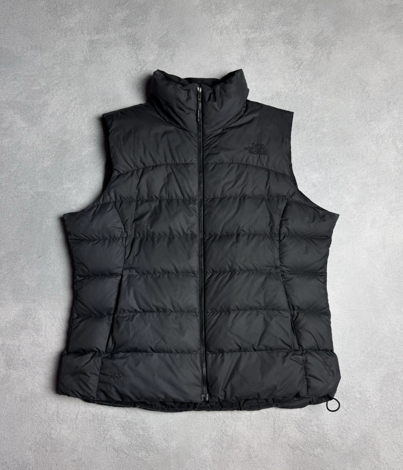 The North Face 700 Nuptse Womens Black Puffer Vest Gilet Size L