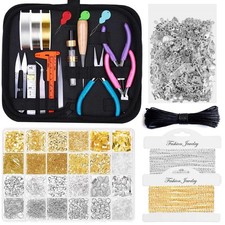 Jewelry Making Kit - Adults Supplies with Tools, Wires, Findings Charms for...