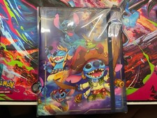 Disney Lorcana Stitch Themed Card Portfolio Holds 252 Cards New Factory SEALED