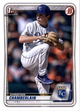 2020 Bowman Draft #BD84 Christian Chamberlain - BB