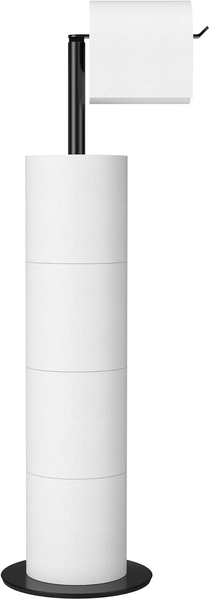 Schwarz Toilettenpapierhalter Stehend FüR Klopapier Aufbewahrung, PräMie Edelsta-image
