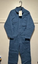 Levis Jumpsuit Coverall Men Sz S Blue Snap Zip Skate Mechanic Durable Work New
