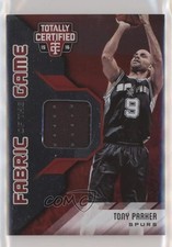 2015-16 Totally Certified Fabric of the Game Materials Red 41/99 Tony Parker 0q0