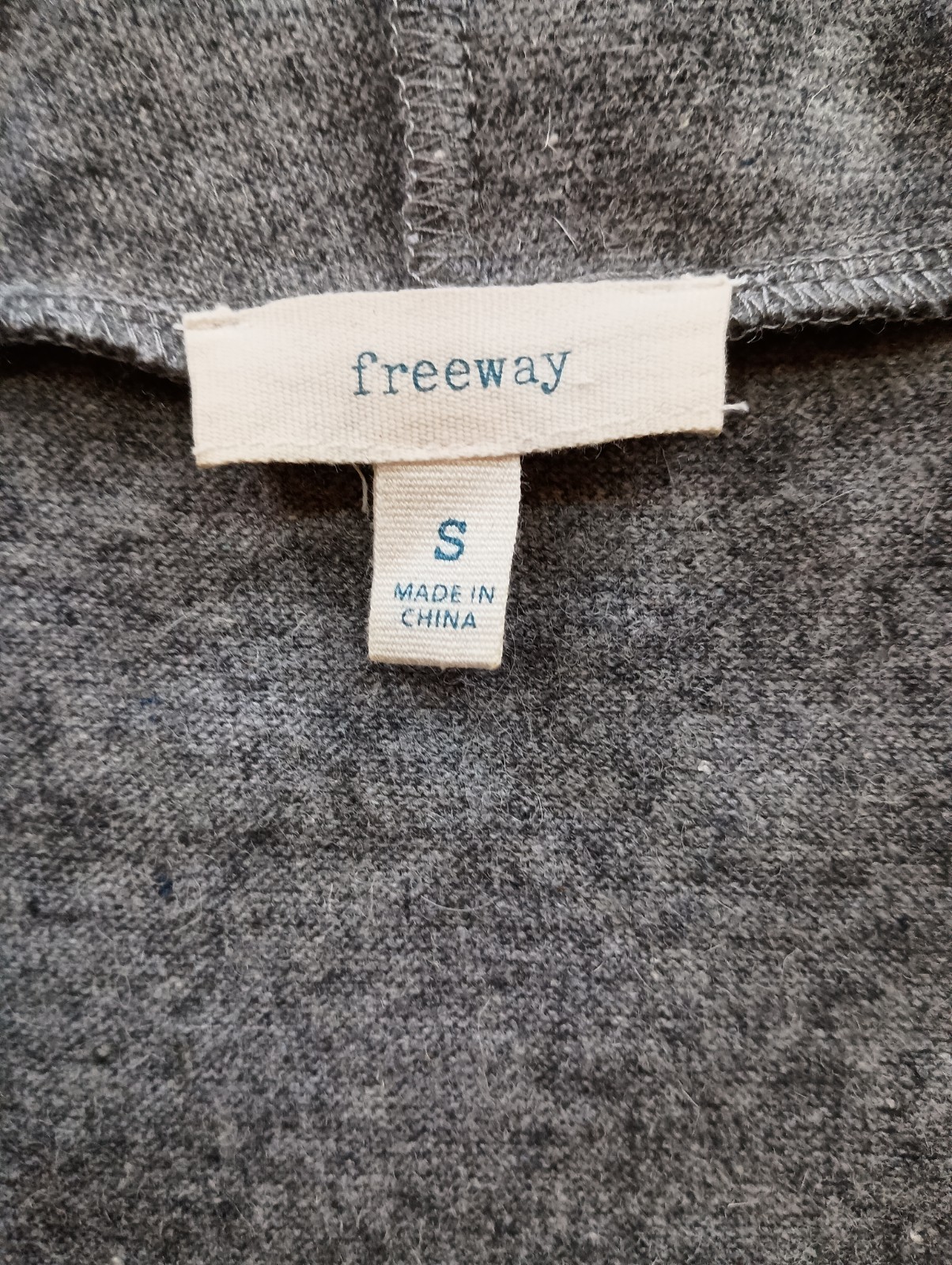 Freeway Gray Embroidered Open Jacket Cardigan Siz… - image 6