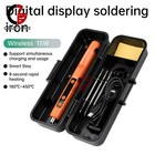 Smart Soldering Iron Kit Electronics Welding Irons Solder Tools Adjustable Temp