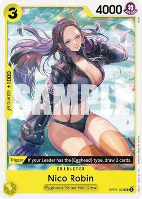 NM-Mint, English One Piece Nico Robin - OP07-104 - UC 500 Years in the Future (O
