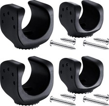 4 Pieces Flashlight Mounting Brackets with Screws Versatile Clip Mount for LED F