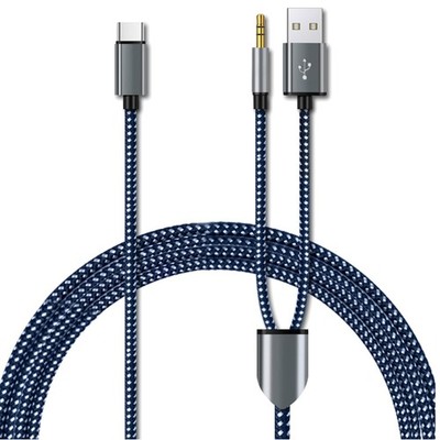 USB C auf 3,5 mm Audio Ladekabel Aux Kabel Kopfhörer Kabel
