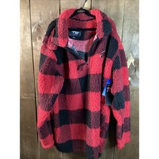 Women's G-III 4Her by Carl Banks Cardinals Sherpa Plaid Quarter Zip 2XL XXL