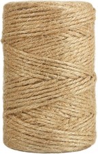 Jute Twine, 328 Feet, 3Mm Strong Natural Garden Twine for Plants and Crafts