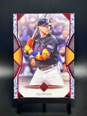 2024 Topps Transcendent VIP Party #11 Pete Alonso RED FOIL /5 SSP Mets