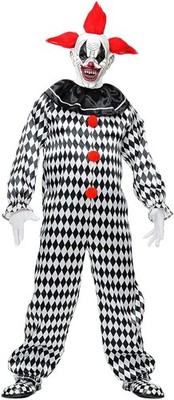 W WIDMANN MILANO Party Fashion - Kostüm Circus Clown, Overall, Killer Clown, 