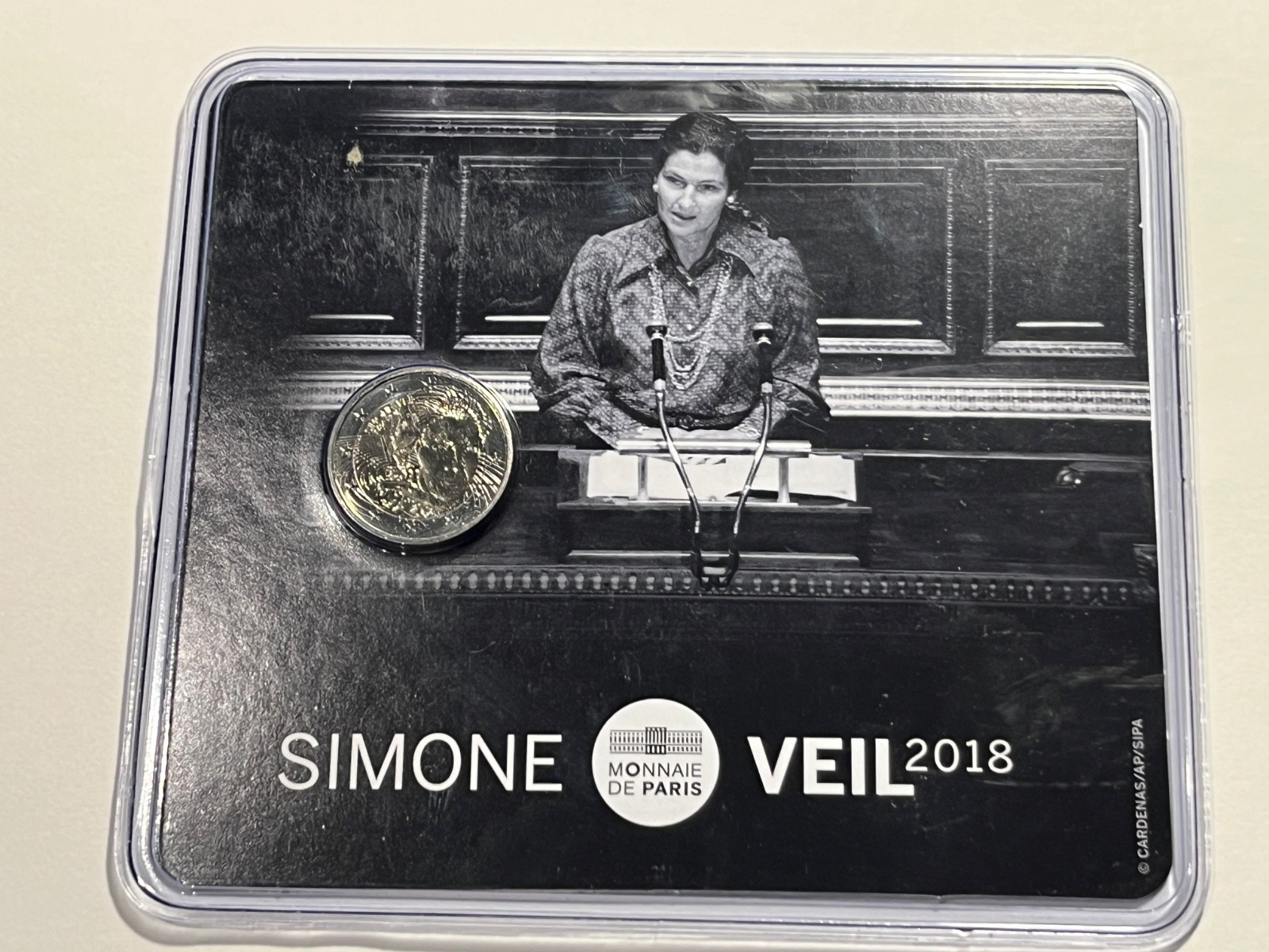 Monnaie France 2 euros Simone Veil 2018 BU (221-33/A10)