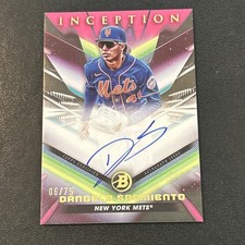 2023 Bowman Inception - Autographs Dangelo Sarmiento #BPA-DS Fuchsia Foil /75...