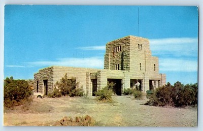 c1960 New Mexico NM Vintage Postcard Carlsbad Caverns Elevator Building Antique