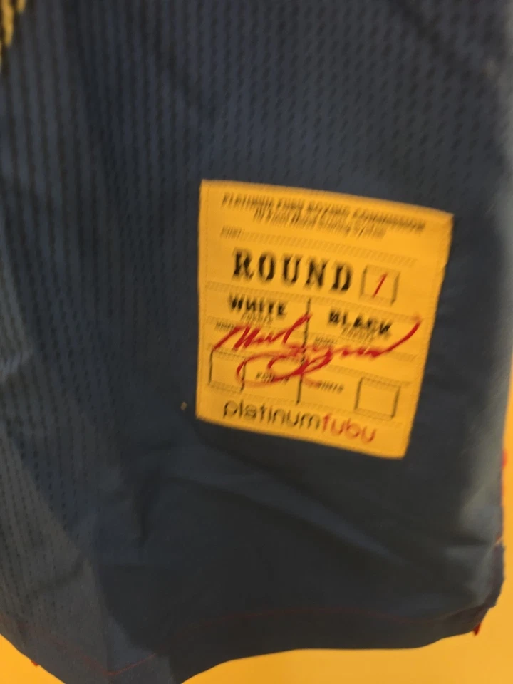 Platinum Fubu Muhammad Ali Shirt XL Orange Short Sleeve Button Up Boxing Y2K VTG - Image 2 of 4