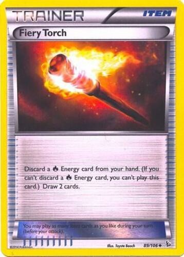 Pokémon TCG Fiery Torch XY Flashfire 89/106 Sheen Rev Holo Promo Uncommon NM/M