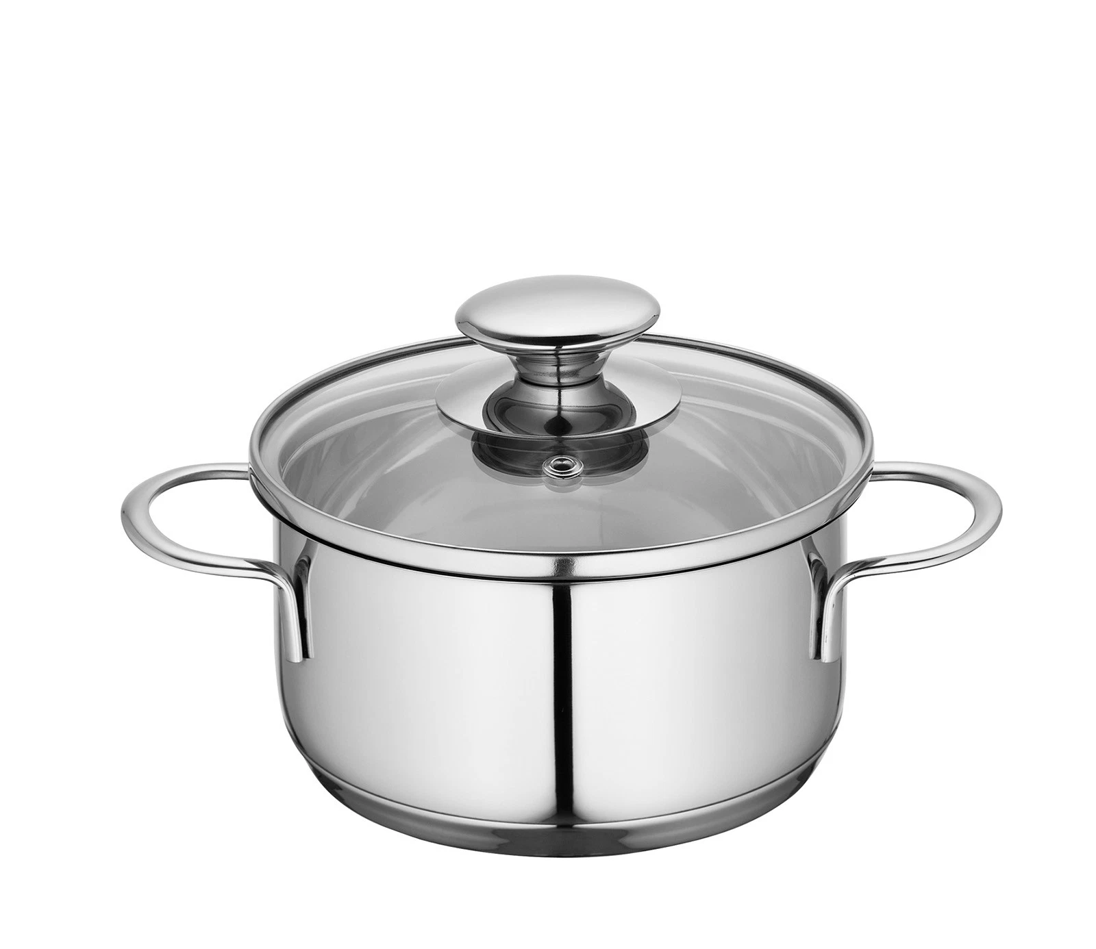 Kuchenprofi Mini Stockpot w/ Glass Lid, 1 qt., 5.5-Inch Diameter