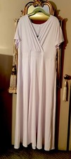 White Maxi DRESS size 2X With Lots Of Stretch