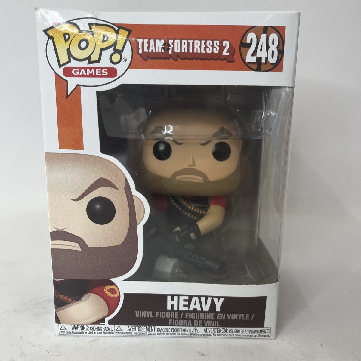 Funko Pop Games: Team Fortress Heavy #248 TF2 Valve Box