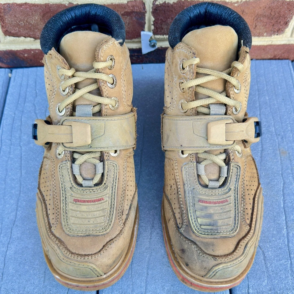 Botas Icon Field Armor masculinas tamanho 8 Chukka botas de motocicleta tecnologias de asfalto - Imagem 3 de 4