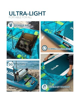 DAMA 11&#39;6&quot;×35&quot;×6&quot; Extra Wide Inflatable Dama Inflatable SUP 11'6