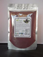 ACAI Assai powder berry 8oz 1/2lb Superfood anti-age protein detox fib OMe3 PAJE