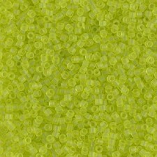 Miyuki Delica DB0766/DB766 11/0 Transparent Chartreuse Matte 7.2 Grams