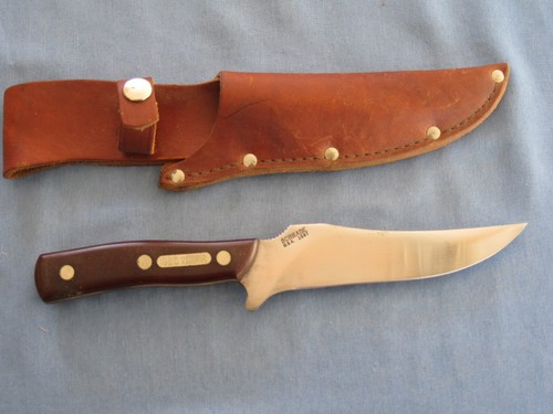 SCHRADE OLD TIMER DEER SLAYER 150T KNIFE & SHEATH