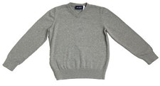 The Children's Place Long Sleeve V-Neck Grey Sweater Kids Size S/P 5/6