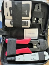 Tripp Lite 4-Piece Network Installer Tool Kit, Cable Tester, Crimper, LSA