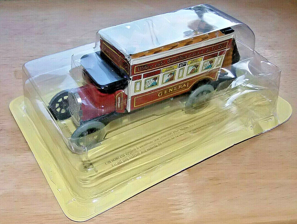 Blechspielzeug Auto Bus Autobus Doppeldecker Paya Spur O Eisenbahn Dekoration - Bild 2 von 3